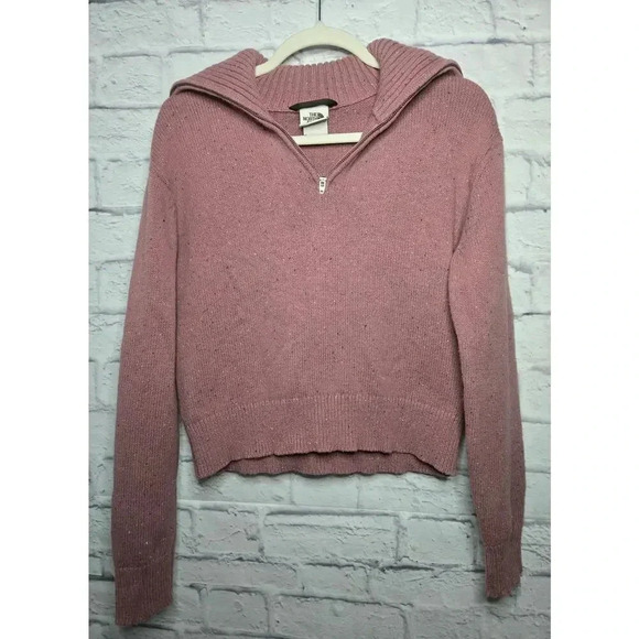 The North Face Crestview 1/4 zip cotton wool blend pullover sweater small. - Picture 4 of 9